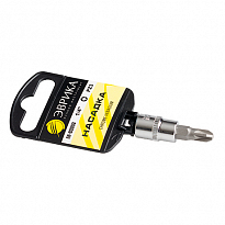 Насадка ER-93303H 1/4" DR позидрайв PZ3 (с держателем) ЭВРИКА 1/240